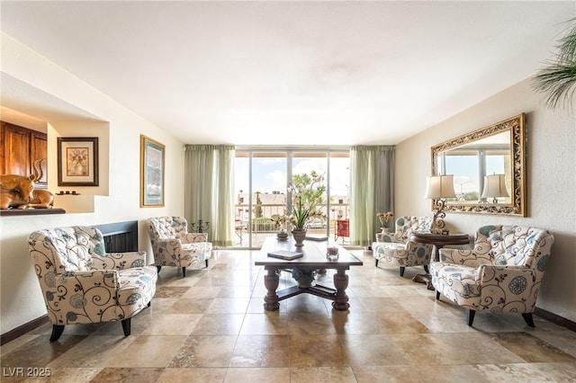 750 S Royal Crest Cir Unit 317, Las Vegas, NV 89169 - living area with plenty of natural light and a wall of windows