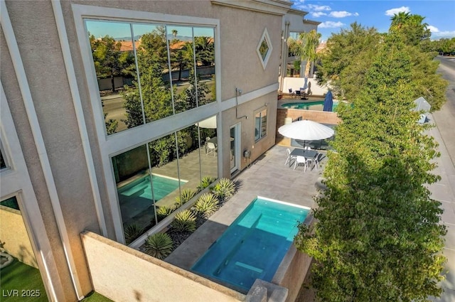 exterior space featuring a patio
