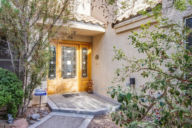 5180 N Dapple Gray Rd, Las Vegas, NV 89149 - view of exterior entry with stucco siding