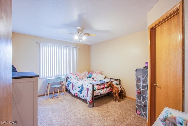5180 N Dapple Gray Rd, Las Vegas, NV 89149 - bedroom featuring carpet, baseboards, and a ceiling fan