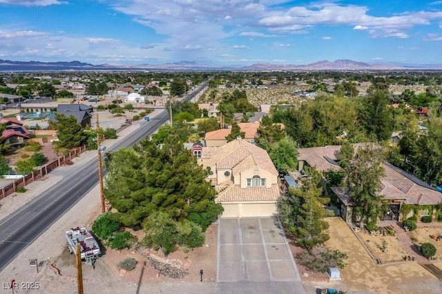 5180 N Dapple Gray Rd, Las Vegas, NV 89149 - aerial view of residential area featuring a mountainous background