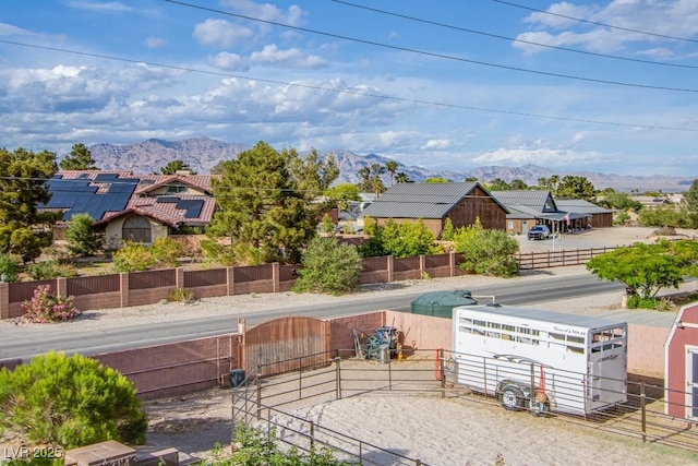 5180 N Dapple Gray Rd, Las Vegas, NV 89149 - view of swimming pool with a mountain view