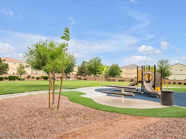 6324 Desert Leaf St Unit 3, North Las Vegas, NV 89081 - surrounding community featuring a yard and playground community