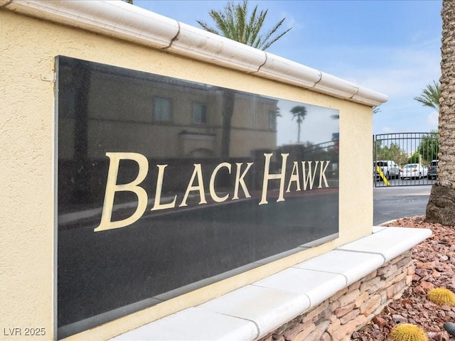 6324 Desert Leaf St Unit 3, North Las Vegas, NV 89081 - view of community sign