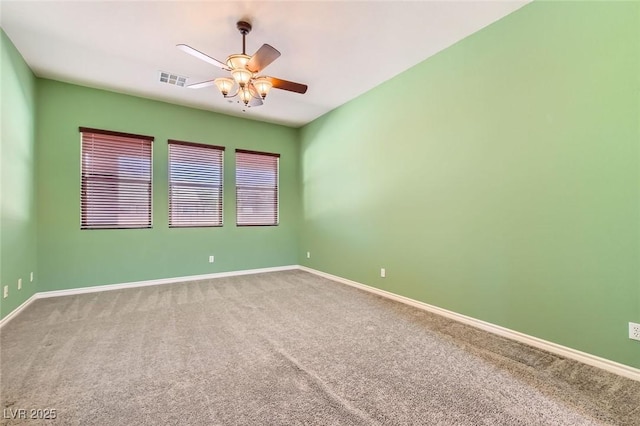 3910 Internet Ave, North Las Vegas, NV 89031 - empty room featuring ceiling fan, carpet floors, and baseboards