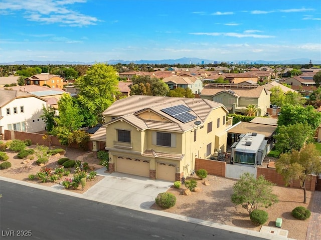 6335 Iginlas Goal Ave, Las Vegas, NV 89131 - bird's eye view featuring a residential view and a mountain view