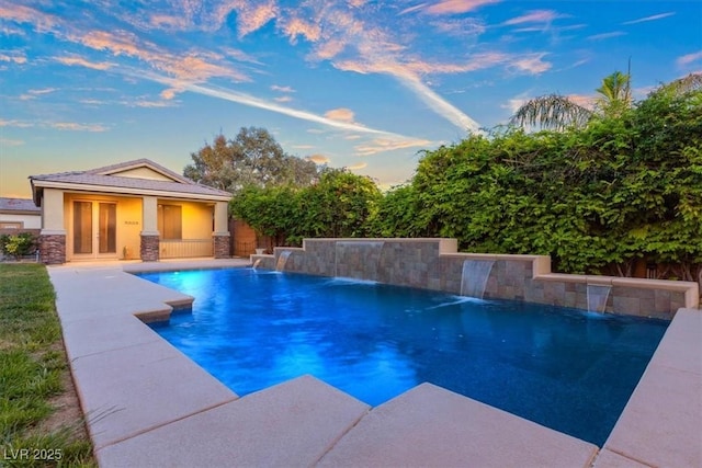 6335 Iginlas Goal Ave, Las Vegas, NV 89131 - outdoor pool with a patio area