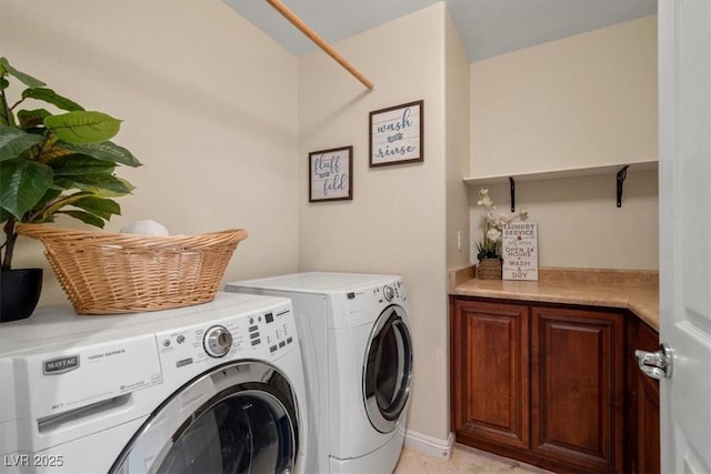 6335 Iginlas Goal Ave, Las Vegas, NV 89131 - laundry room featuring cabinet space and independent washer and dryer