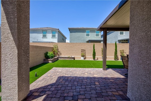 view of patio / terrace featuring a fenced backyard