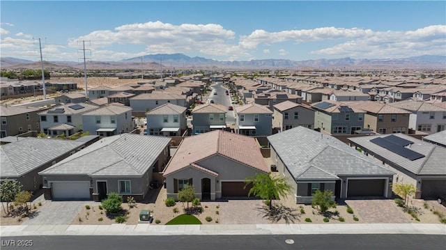 10251 Tiger Milkweed St, Las Vegas, NV 89141 - aerial view of residential area featuring a mountain backdrop