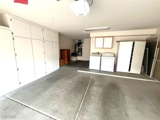 2925 Big Green Ln, Las Vegas, NV 89134 - garage featuring separate washer and dryer and a garage door opener