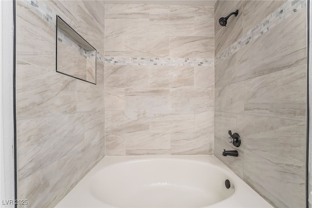 bathroom featuring tub / shower combination