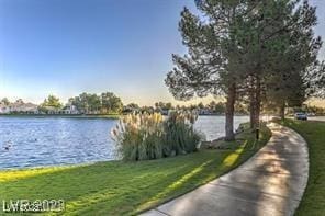 property view of water