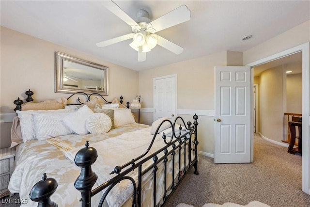 248 Hyssop Ct, Henderson, NV 89015 - bedroom with a ceiling fan and carpet