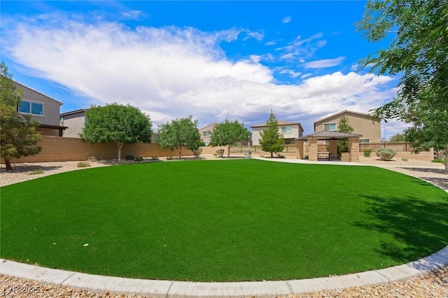 5631 Hill Cliff Ct, North Las Vegas, NV 89031 - view of yard with a gazebo