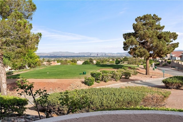 2742 Darby Falls Dr, Las Vegas, NV 89134 - view of home's community with a mountain view and golf course view