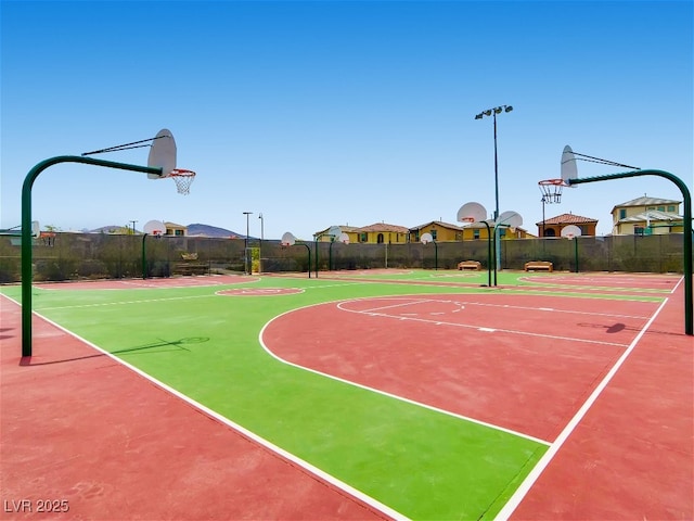3008 Barrett Springs Ave, Henderson, NV 89044 - view of basketball court featuring community basketball court and fence