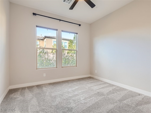3008 Barrett Springs Ave, Henderson, NV 89044 - unfurnished room featuring baseboards, ceiling fan, and carpet