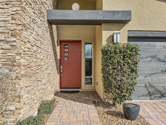 3008 Barrett Springs Ave, Henderson, NV 89044 - entrance to property featuring stone siding and stucco siding