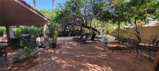 view of patio