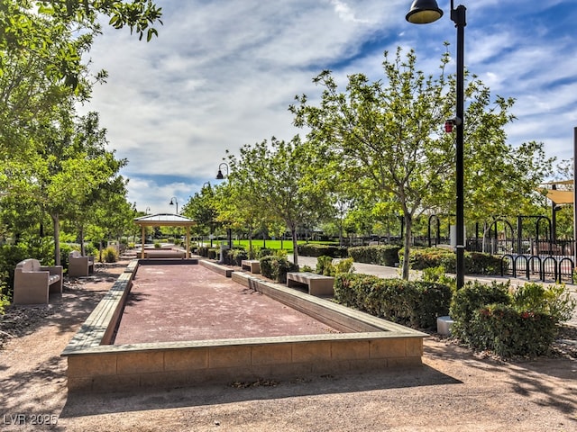view of community