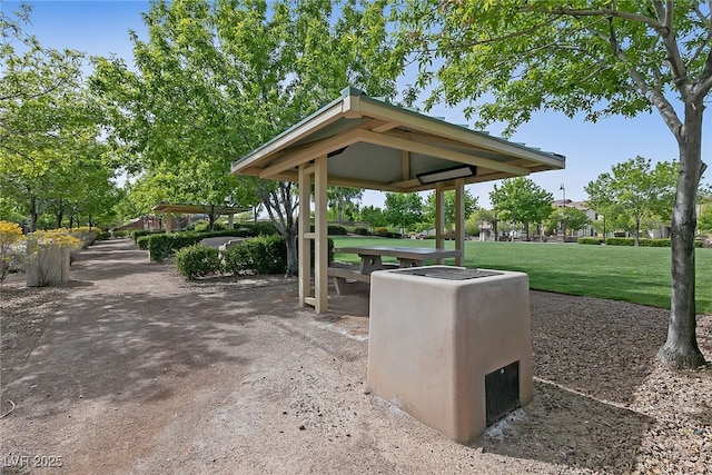 2606 Marvel Astoria St, Henderson, NV 89044 - view of community featuring a lawn and a gazebo
