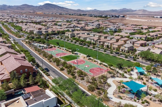 2606 Marvel Astoria St, Henderson, NV 89044 - aerial view featuring a residential view and a mountain view