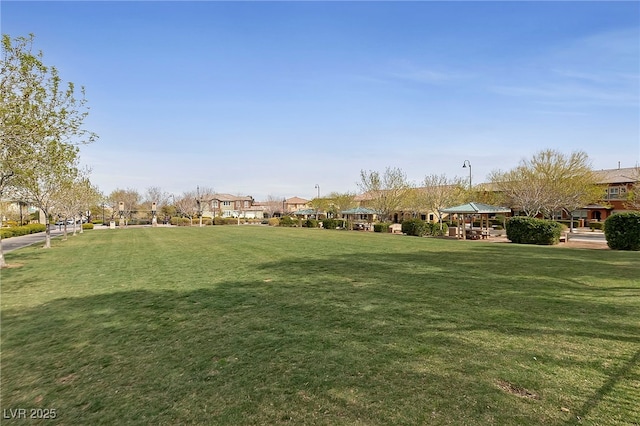 2606 Marvel Astoria St, Henderson, NV 89044 - view of yard featuring a gazebo and a residential view