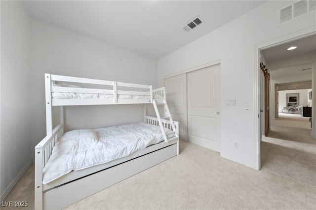 2606 Marvel Astoria St, Henderson, NV 89044 - carpeted bedroom with visible vents, baseboards, and a closet
