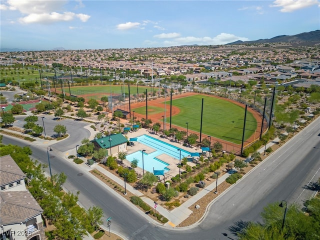 2606 Marvel Astoria St, Henderson, NV 89044 - drone / aerial view featuring a residential view and a mountain view