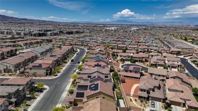 242 Polaris Ridge Ave, Henderson, NV 89011 - aerial view with a mountain view and a residential view