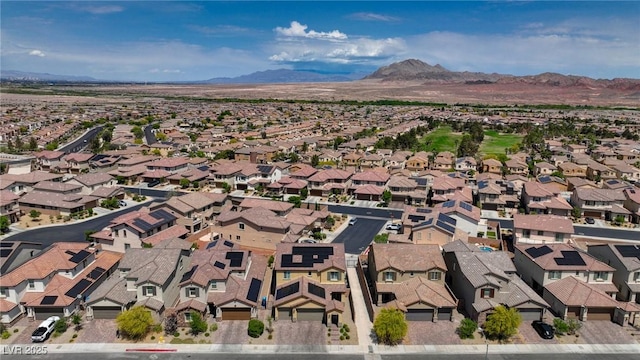 242 Polaris Ridge Ave, Henderson, NV 89011 - birds eye view of property featuring a residential view and a mountain view