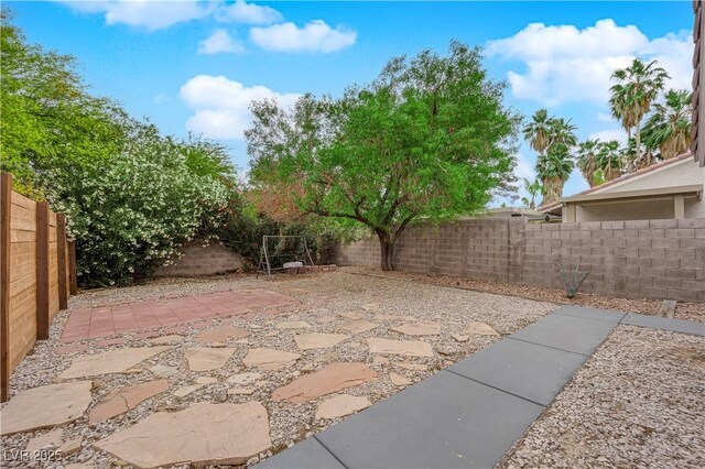 view of patio / terrace featuring a fenced backyard