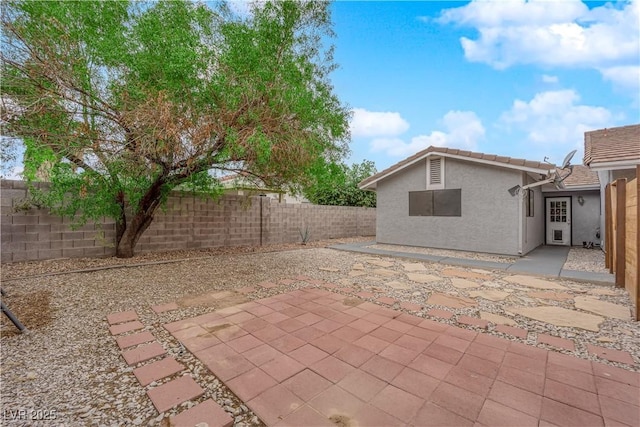 view of patio / terrace with a fenced backyard