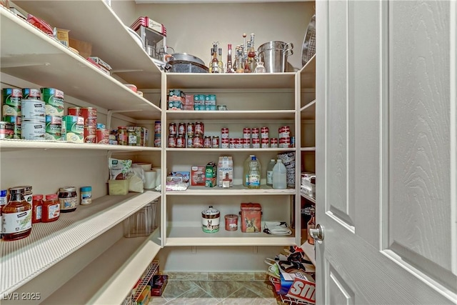 view of pantry