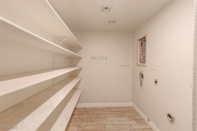 interior space with visible vents