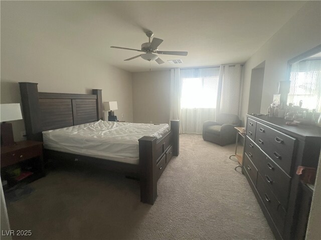 7527 Ardenno St, North Las Vegas, NV 89084 - carpeted bedroom featuring ceiling fan