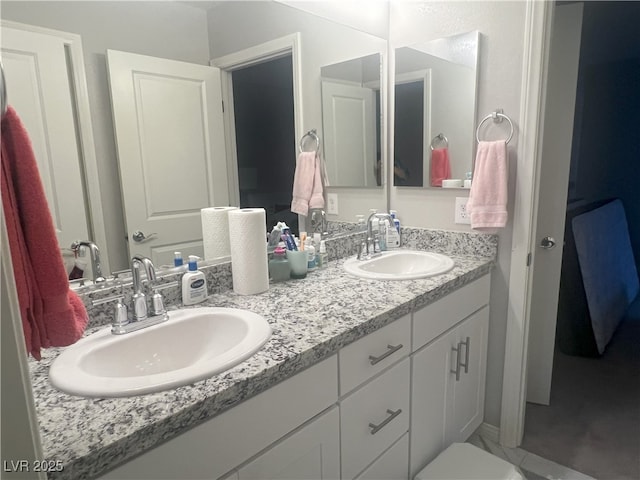 7527 Ardenno St, North Las Vegas, NV 89084 - bathroom featuring double vanity