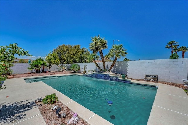 7874 Trail Boss Ct, Las Vegas, NV 89113 - view of pool featuring a fenced backyard
