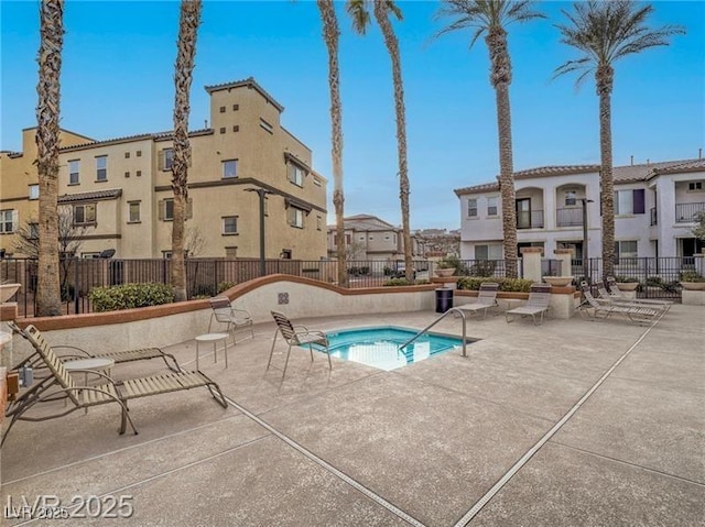 1525 Spiced Wine Ave Unit 19103, Henderson, NV 89074 - view of swimming pool with fence, a residential view, and a patio area