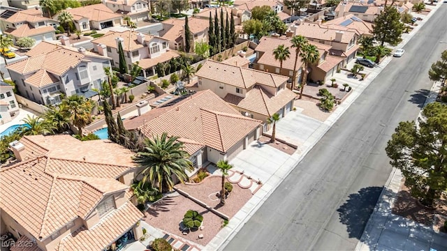 birds eye view of property featuring a residential view