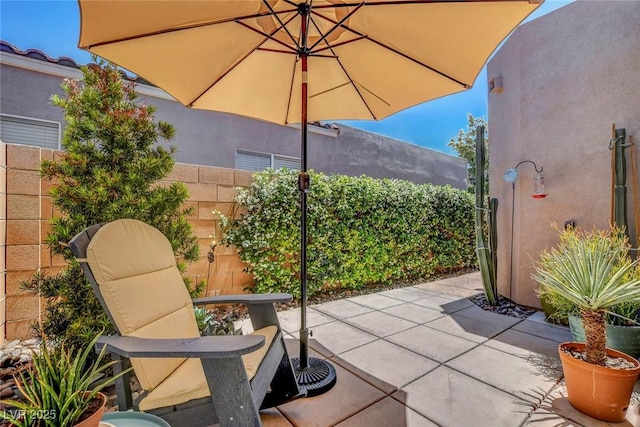 130 Twin Towers Ave, Las Vegas, NV 89123 - view of patio / terrace with fence