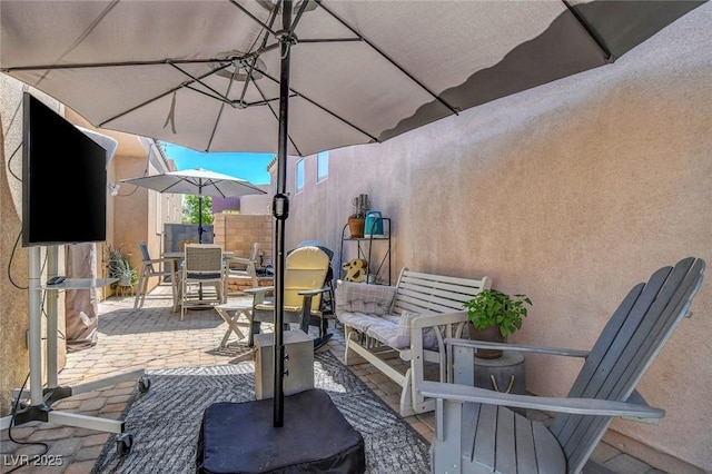 view of patio / terrace with outdoor dining area