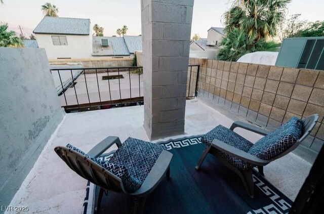 3789 Heritage Ave, Las Vegas, NV 89121 - view of patio with a balcony