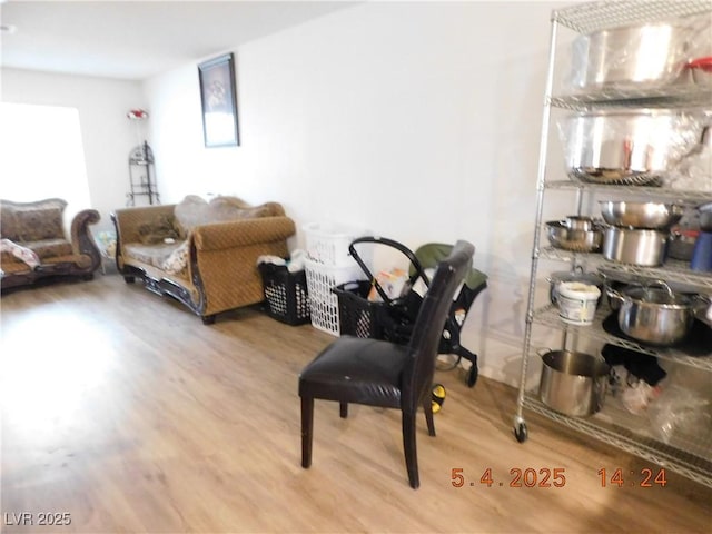 living room featuring wood finished floors