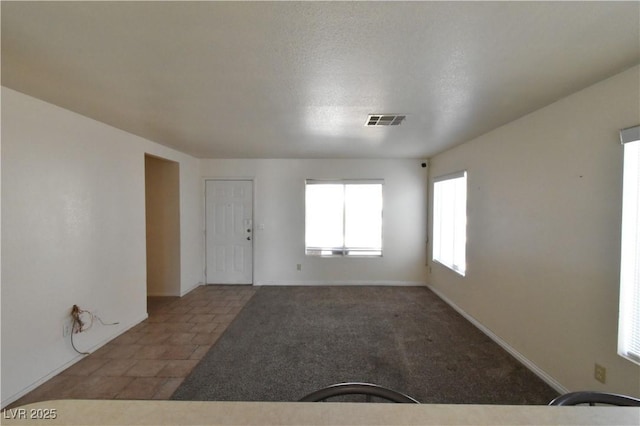 interior space featuring visible vents