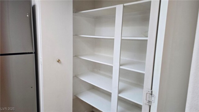 view of storage area