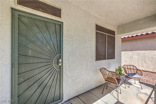 11143 Castellane Dr, Las Vegas, NV 89141 - entrance to property featuring stucco siding