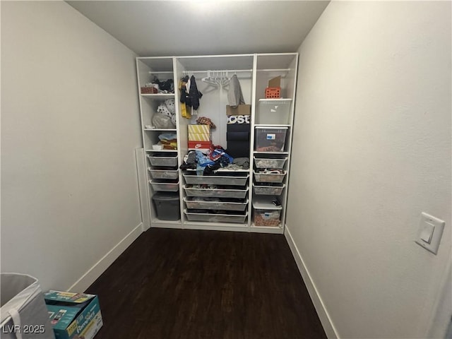 view of closet