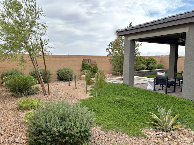 929 Hunter Shores Ave, North Las Vegas, NV 89084 - fenced backyard featuring a patio area
